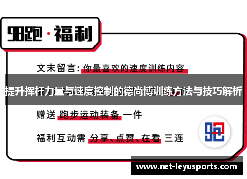 提升挥杆力量与速度控制的德尚博训练方法与技巧解析